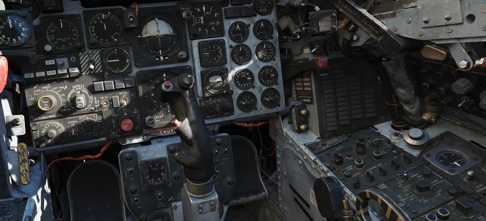 The analog cockpit of the Phantom impresses with craftsmanship and it will be a big challenge to master its operation. - Experts in Realism, Household Name Synonymous With Quality - Conversation With Heatblur Team - dokument - 2024-03-11